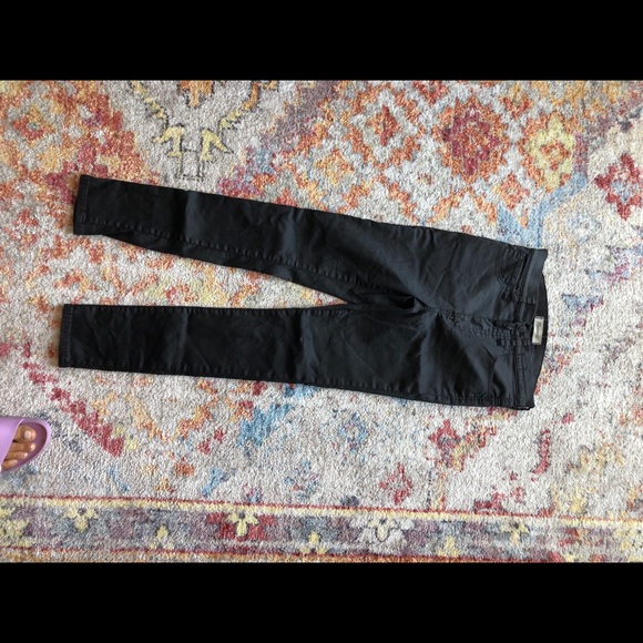 Matte Black Skinny Jeans - Picture 1 of 5